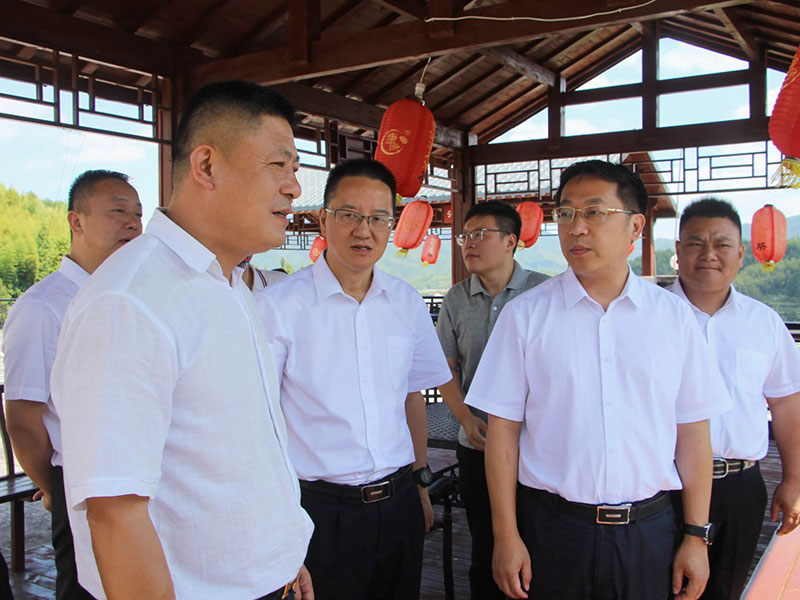 A delegation led by Zhang Yun, Deputy Secretary of Lishui Municipal Party Committee, Xu Jibiao, Deputy Secretary of Qingtian 